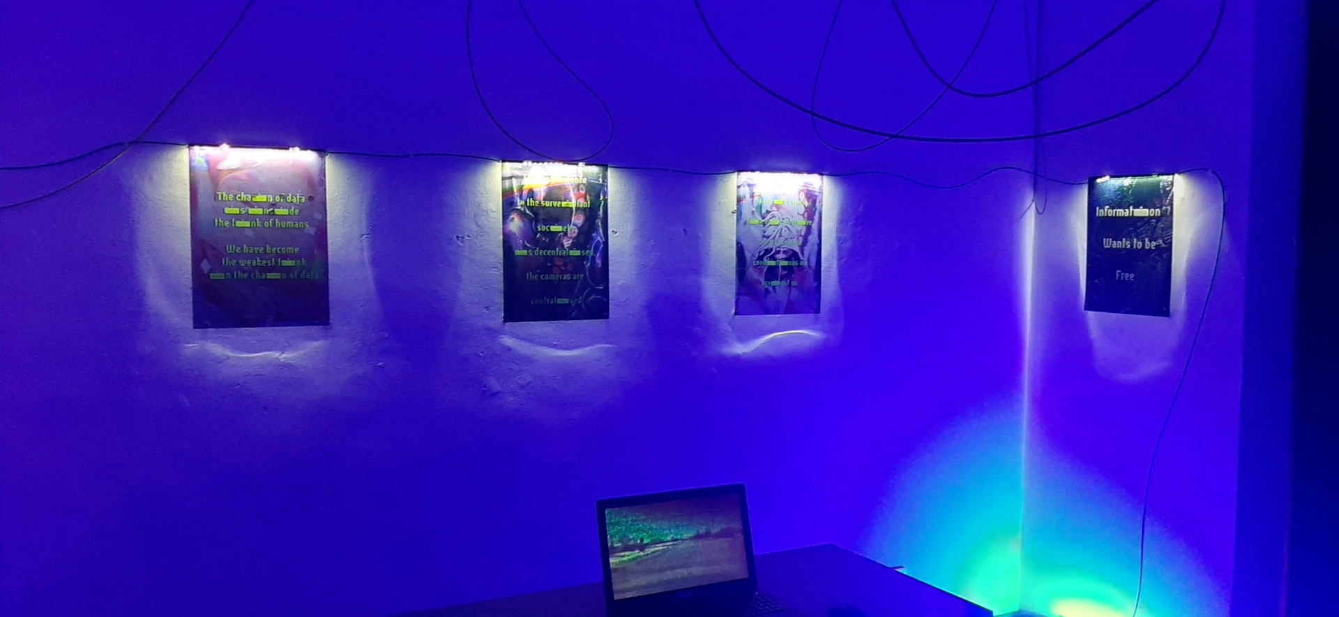 Installation view / <andata>, PASAJ, 2021
