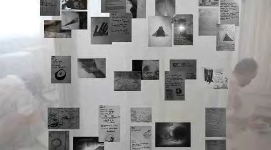 Research wall and image studies / AslieMk, Performistanbul, 2018