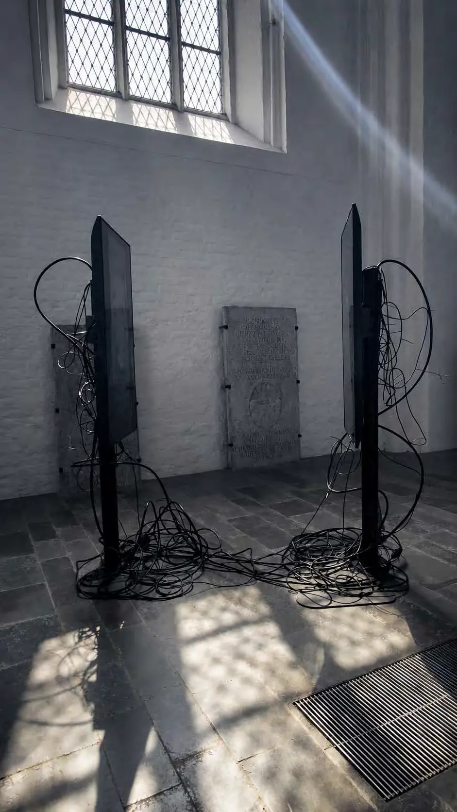 Installation view / Yes AI CAN Festival, Nikolaikirche, Rostock, 2026